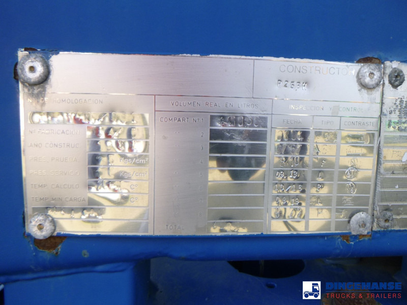 Semi-remorque citerne TYT Gas tank steel LPG 38.5 m3 / 1 comp: photos 13