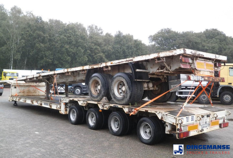Traylona 2-axle platform trailer 39000KG / Extendable 19M - Semi-remorque surbaissé: photos 4 Traylona 2-axle platform trailer 39000KG / Extendable 19M - Semi-remorque surbaissé: photos 4