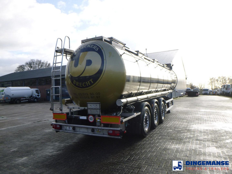 Van Hool Chemical tank inox 30 m3 / 1 comp ADR 12/03/2024 - Semi-remorque citerne: photos 3 Van Hool Chemical tank inox 30 m3 / 1 comp ADR 12/03/2024 - Semi-remorque citerne: photos 3