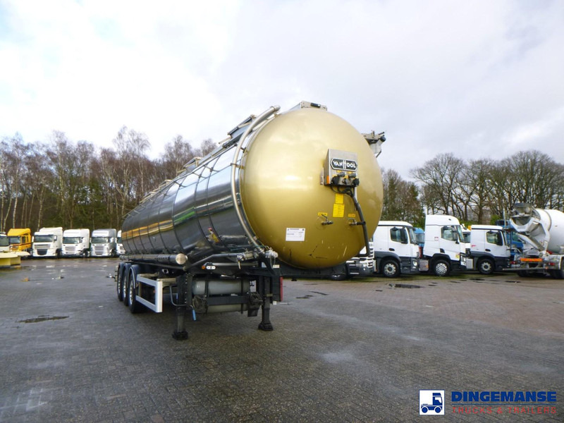 Van Hool Chemical tank inox 30 m3 / 1 comp ADR 12/03/2024 - Semi-remorque citerne: photos 2 Van Hool Chemical tank inox 30 m3 / 1 comp ADR 12/03/2024 - Semi-remorque citerne: photos 2