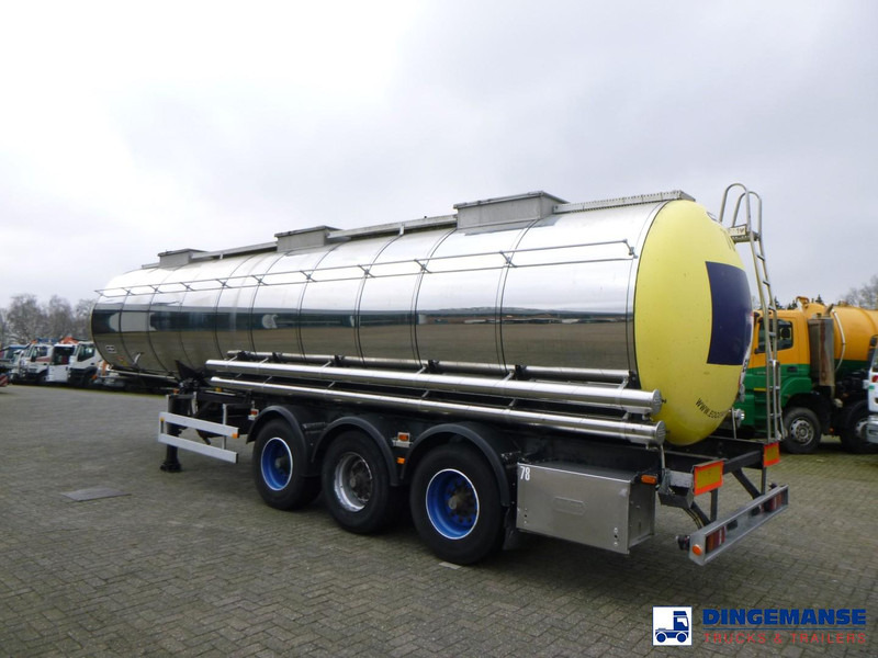 Van Hool Chemical tank inox 30 m3 / 1 comp - Semi-remorque citerne: photos 3 Van Hool Chemical tank inox 30 m3 / 1 comp - Semi-remorque citerne: photos 3