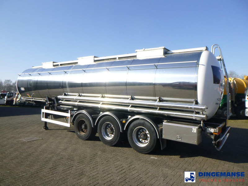 Van Hool Chemical tank inox 30 m3 / 3 comp - Semi-remorque citerne: photos 3 Van Hool Chemical tank inox 30 m3 / 3 comp - Semi-remorque citerne: photos 3
