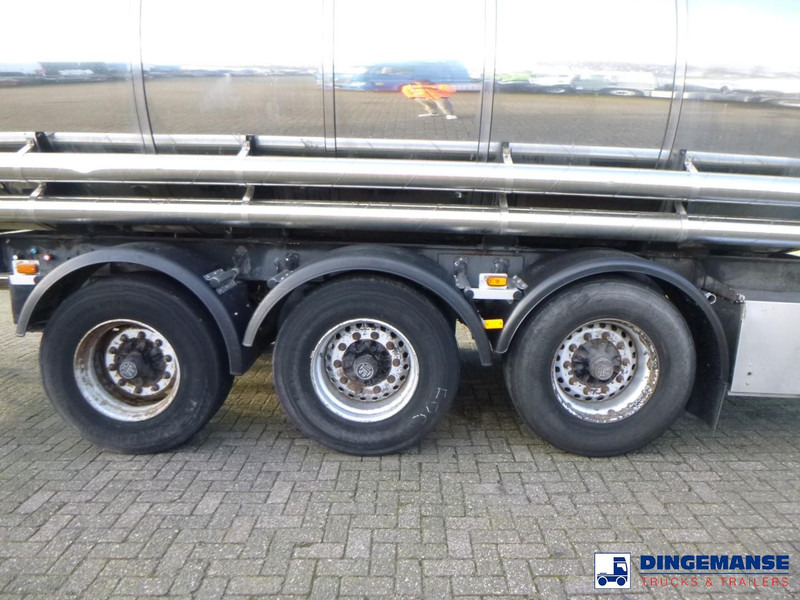 Van Hool Chemical tank inox 30 m3 / 3 comp - Remorque citerne: photos 5 Van Hool Chemical tank inox 30 m3 / 3 comp - Remorque citerne: photos 5