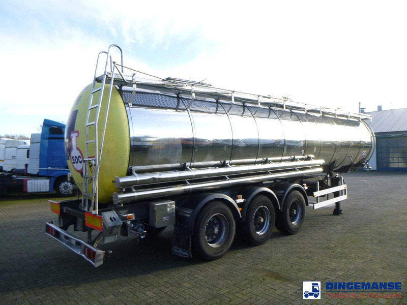 Van Hool Chemical tank inox 30 m3 / 3 comp - Remorque citerne: photos 4 Van Hool Chemical tank inox 30 m3 / 3 comp - Remorque citerne: photos 4