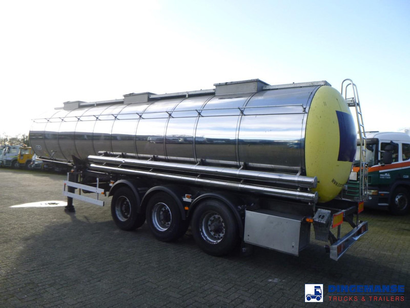 Van Hool Chemical tank inox 30 m3 / 3 comp - Remorque citerne: photos 3 Van Hool Chemical tank inox 30 m3 / 3 comp - Remorque citerne: photos 3