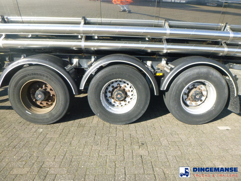 Van Hool Chemical tank inox 30 m3 / 3 comp - Semi-remorque citerne: photos 5 Van Hool Chemical tank inox 30 m3 / 3 comp - Semi-remorque citerne: photos 5