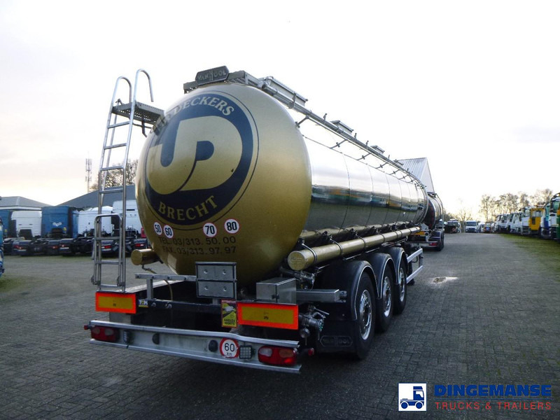 Van Hool Chemical tank inox L4BH 30 m3 / 1 comp / ADR 29/08/24 - Semi-remorque citerne: photos 4 Van Hool Chemical tank inox L4BH 30 m3 / 1 comp / ADR 29/08/24 - Semi-remorque citerne: photos 4