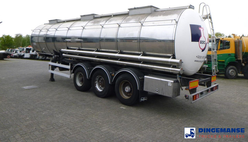 Van Hool Chemical tank inox L4BH 30 m3 / 3 comp - Semi-remorque citerne: photos 3 Van Hool Chemical tank inox L4BH 30 m3 / 3 comp - Semi-remorque citerne: photos 3