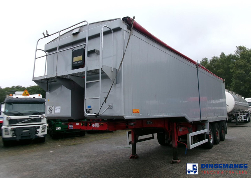 WILCOX Tipper trailer alu 55 m3 + tarpaulin - Semi-remorque benne: photos 1 WILCOX Tipper trailer alu 55 m3 + tarpaulin - Semi-remorque benne: photos 1