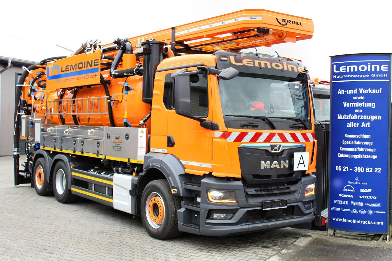 MAN TGS 26.480 6x2 Kroll 13m³ WRG Wasserrückgewinner - Camion hydrocureur: photos 1 MAN TGS 26.480 6x2 Kroll 13m³ WRG Wasserrückgewinner - Camion hydrocureur: photos 1