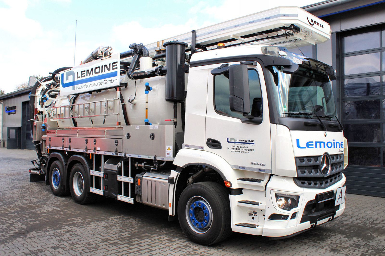 Mercedes-Benz AROCS 2546 6x2 Kroll 14m³ WRG Wasserrückgewinner - Camion hydrocureur: photos 2 Mercedes-Benz AROCS 2546 6x2 Kroll 14m³ WRG Wasserrückgewinner - Camion hydrocureur: photos 2