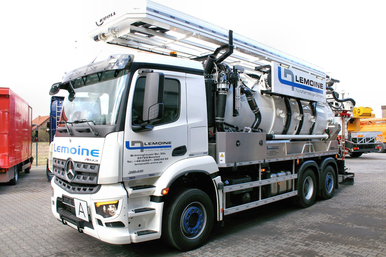 Mercedes-Benz AROCS 2546 6x2 Kroll 14m³ WRG Wasserrückgewinner - Camion hydrocureur: photos 3 Mercedes-Benz AROCS 2546 6x2 Kroll 14m³ WRG Wasserrückgewinner - Camion hydrocureur: photos 3