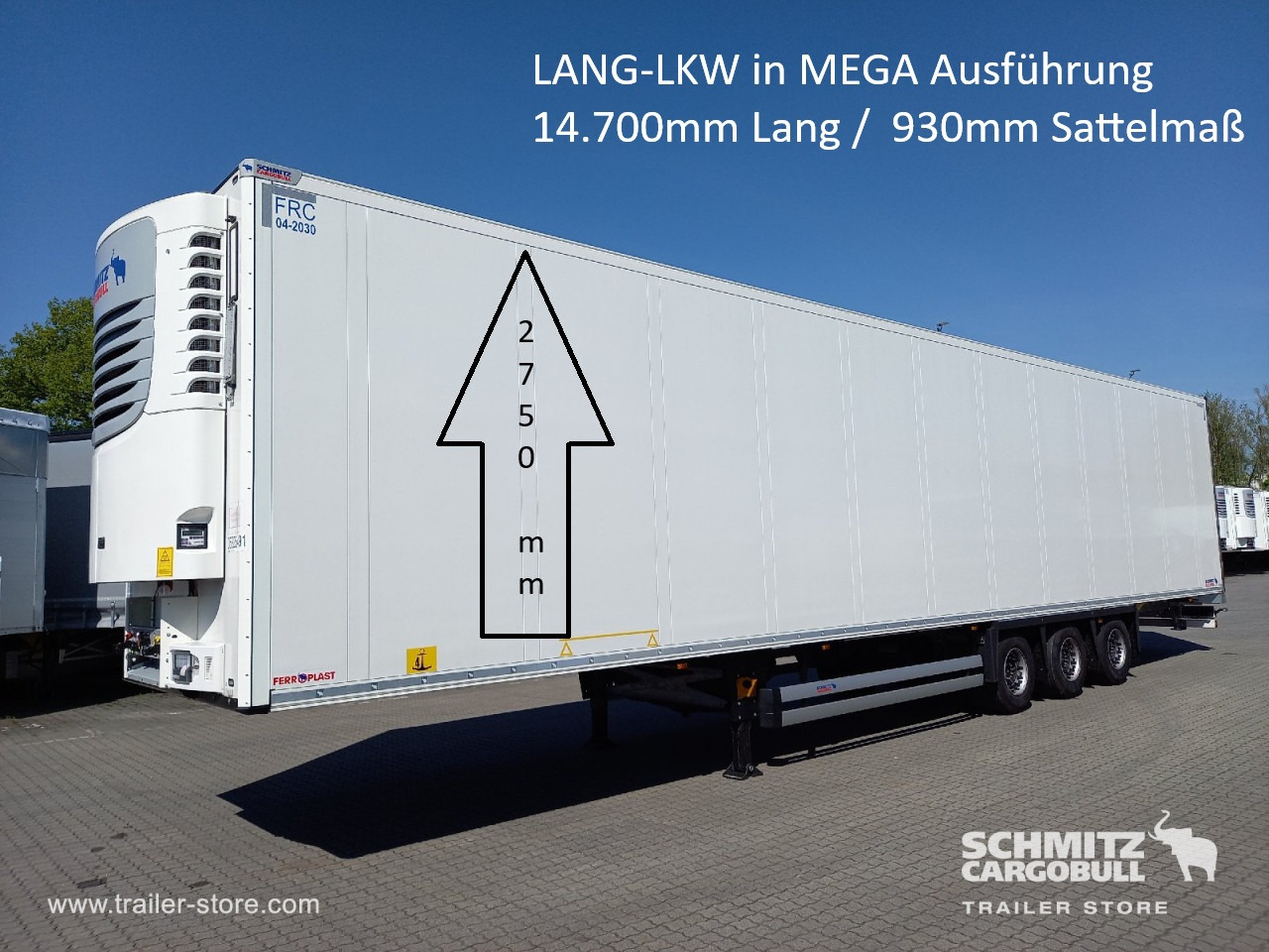 SCHMITZ Auflieger Tiefkühler Mega - Semi-remorque isothermique: photos 1 SCHMITZ Auflieger Tiefkühler Mega - Semi-remorque isothermique: photos 1