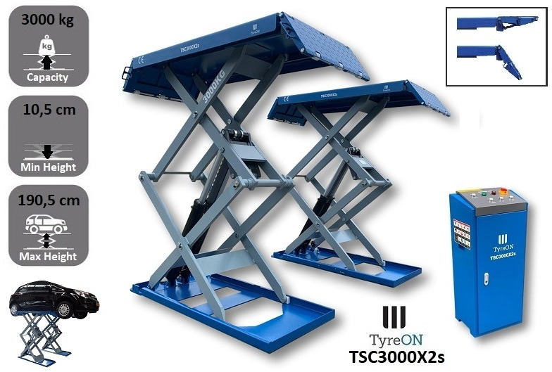 TSC3000X2s full rise scissorlift - mechanical lock - Équipement de garage: photos 1 TSC3000X2s full rise scissorlift - mechanical lock - Équipement de garage: photos 1