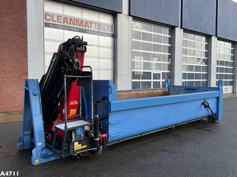 Container 10m³ HMF 17 Tonmeter laadkraan - Benne ampliroll: photos 1 Container 10m³ HMF 17 Tonmeter laadkraan - Benne ampliroll: photos 1