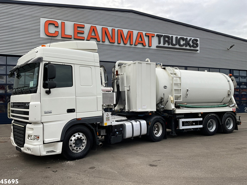 DAF FT 105 XF 460 Just 196.550 km + IPSAM 18m³ Combi oplegger - Camion hydrocureur: photos 1 DAF FT 105 XF 460 Just 196.550 km + IPSAM 18m³ Combi oplegger - Camion hydrocureur: photos 1