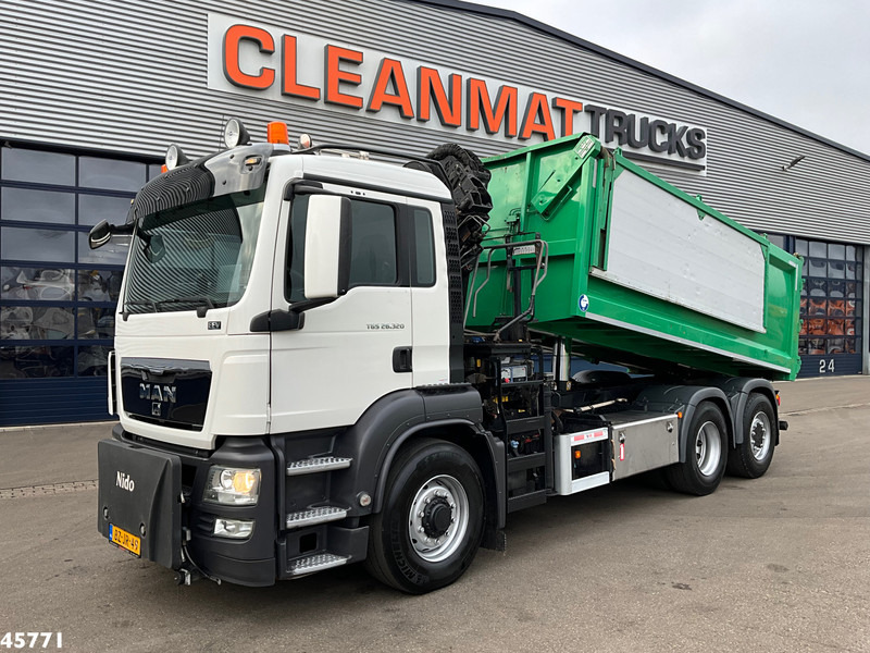 MAN TGS 26.320 6x4H Hiab 14 Tonmeter laadkraan Just 165.674 km! - Camion benne, Camion grue: photos 2 MAN TGS 26.320 6x4H Hiab 14 Tonmeter laadkraan Just 165.674 km! - Camion benne, Camion grue: photos 2