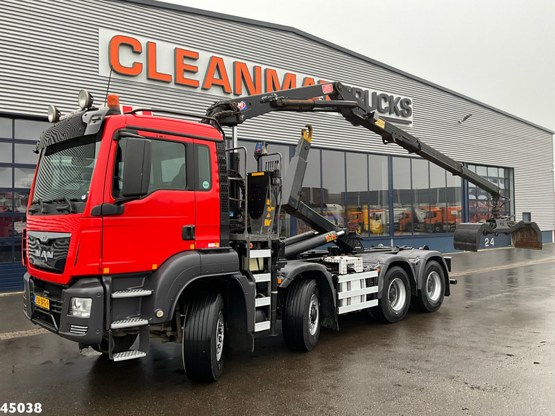 MAN TGS 35.400 8x6 Euro 6 HMF 16 Tonmeter Z-kraan - Camion ampliroll, Camion grue: photos 1 MAN TGS 35.400 8x6 Euro 6 HMF 16 Tonmeter Z-kraan - Camion ampliroll, Camion grue: photos 1