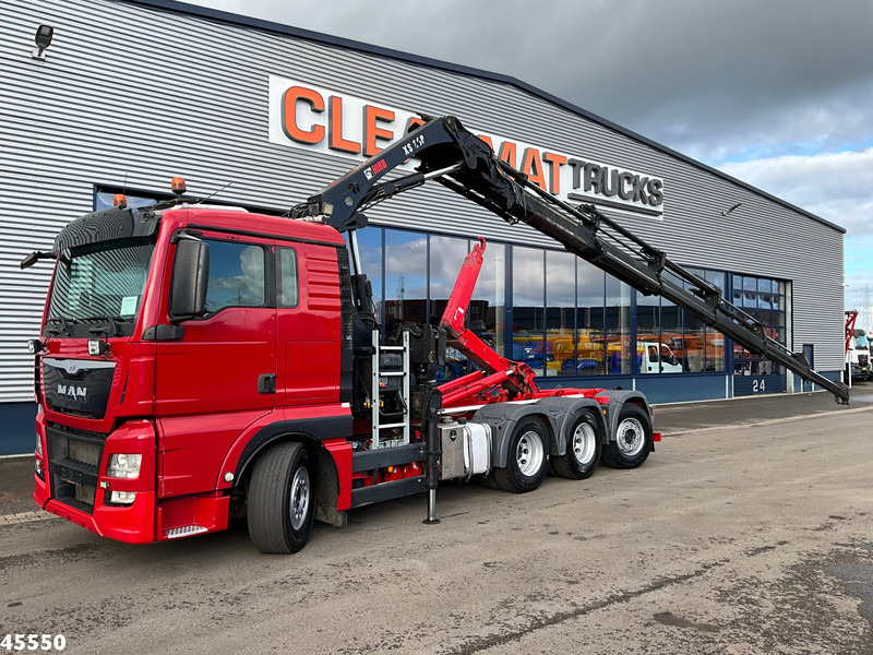 MAN TGX 35.480 8x4 Euro 6 Hiab 28 Tonmeter laadkraan - Camion ampliroll, Camion grue: photos 1 MAN TGX 35.480 8x4 Euro 6 Hiab 28 Tonmeter laadkraan - Camion ampliroll, Camion grue: photos 1