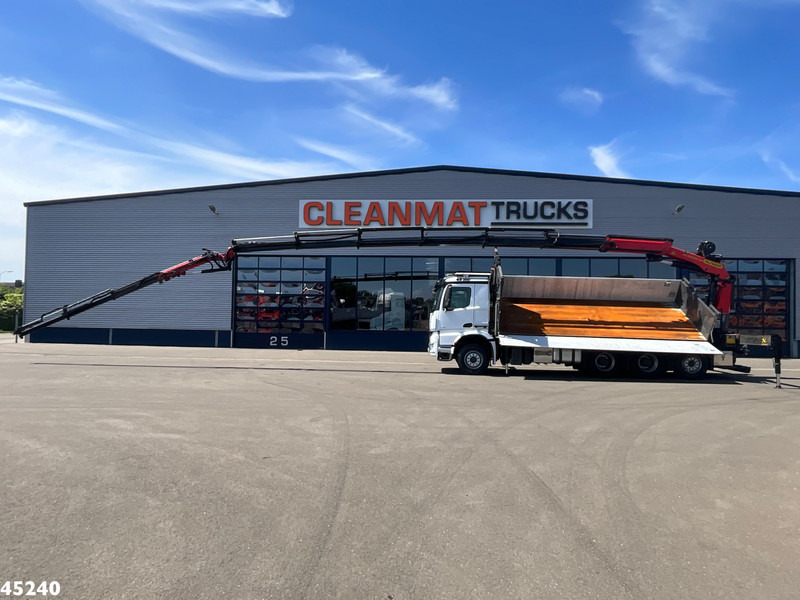 Mercedes-Benz Arocs 3251 8x4 Euro 6 Retarder Palfinger 34 Tonmeter laadkraan + Fly-Jib 2 zijdige kipper Just 146.766 km! - Camion benne, Camion grue: photos 1 Mercedes-Benz Arocs 3251 8x4 Euro 6 Retarder Palfinger 34 Tonmeter laadkraan + Fly-Jib 2 zijdige kipper Just 146.766 km! - Camion benne, Camion grue: photos 1