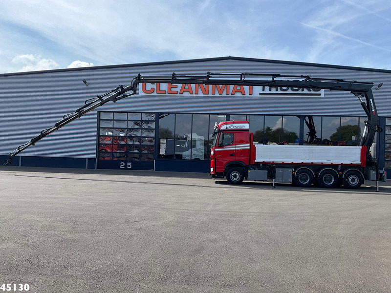 Camion benne, Camion grue Mercedes-Benz Arocs 3263 8x4 Hiab 37 Tonmeter laadkraan + Fly-Jib: photos 11