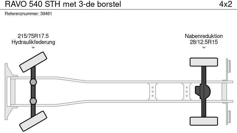 Balayeuse de voirie Ravo 540 STH met 3-de borstel: photos 7
