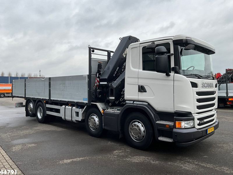 Scania G 450 8x2 Euro 6 Hiab 32 Tonmeter laadkraan Just 114.221 km! - Camion grue: photos 5 Scania G 450 8x2 Euro 6 Hiab 32 Tonmeter laadkraan Just 114.221 km! - Camion grue: photos 5