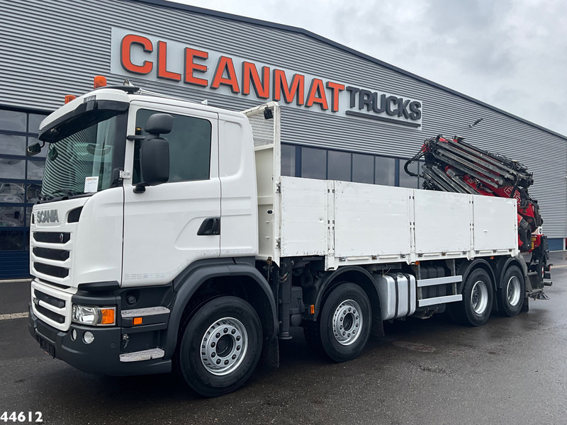 Scania G 450 8x4 Euro 6 Fassi 66 Tonmeter laadkraan + Fly-jib Just 176.555 Km! - Camion grue: photos 2 Scania G 450 8x4 Euro 6 Fassi 66 Tonmeter laadkraan + Fly-jib Just 176.555 Km! - Camion grue: photos 2