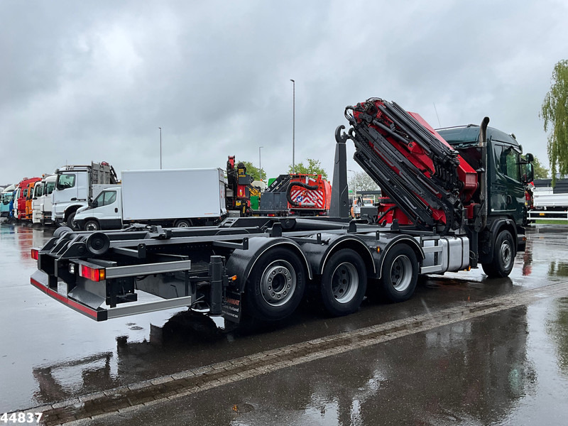 Scania G480 8x4 HMF 60 Tonmeter laadkraan + Fly-jib - Camion ampliroll, Camion grue: photos 5 Scania G480 8x4 HMF 60 Tonmeter laadkraan + Fly-jib - Camion ampliroll, Camion grue: photos 5