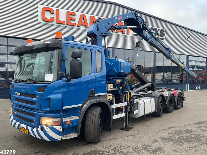 Scania P 360 8x2 Hiab 21 Tonmeter laadkraan - Camion ampliroll, Camion grue: photos 1 Scania P 360 8x2 Hiab 21 Tonmeter laadkraan - Camion ampliroll, Camion grue: photos 1