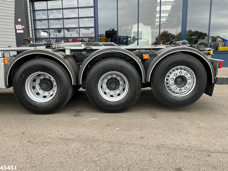 Camion ampliroll, Camion grue Scania P 410 8x4 Euro 6 Palfinger 14 Tonmeter Z-kraan: photos 12