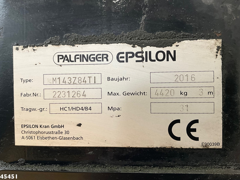 Camion ampliroll, Camion grue Scania P 410 8x4 Euro 6 Palfinger 14 Tonmeter Z-kraan: photos 20