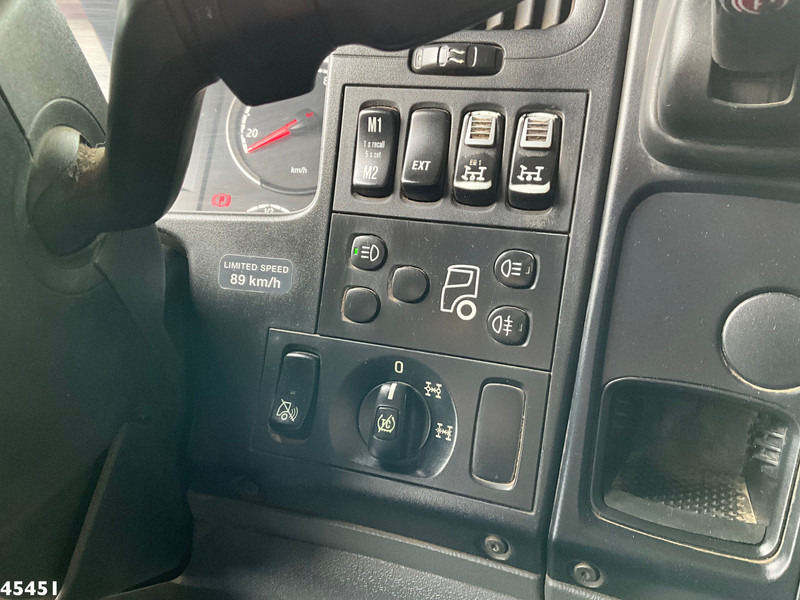 Camion ampliroll, Camion grue Scania P 410 8x4 Euro 6 Palfinger 14 Tonmeter Z-kraan: photos 16