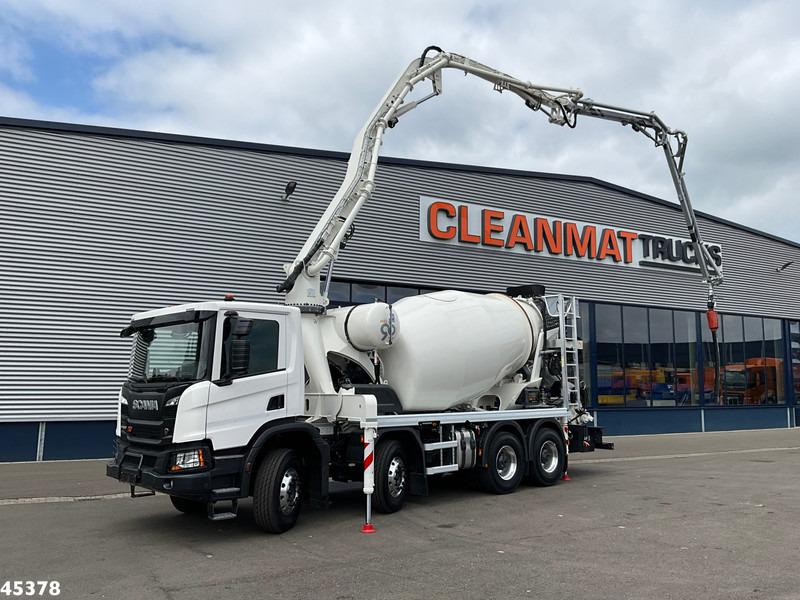 Scania P 450 XT 8x4 Euro 6 Retarder CIFA 7m³ Mixer + Pumi Pump 25 m³ NEW AND UNUSED! - Camion malaxeur: photos 1 Scania P 450 XT 8x4 Euro 6 Retarder CIFA 7m³ Mixer + Pumi Pump 25 m³ NEW AND UNUSED! - Camion malaxeur: photos 1