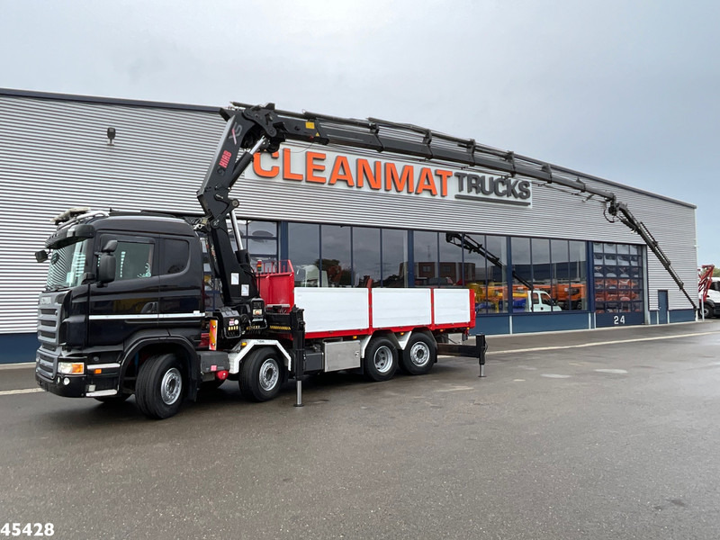 Scania R 480 8x2 Retarder Hiab 47 Tonmeter laadkraan + Fly-Jib! Just 242.931 km! - Camion grue: photos 1 Scania R 480 8x2 Retarder Hiab 47 Tonmeter laadkraan + Fly-Jib! Just 242.931 km! - Camion grue: photos 1