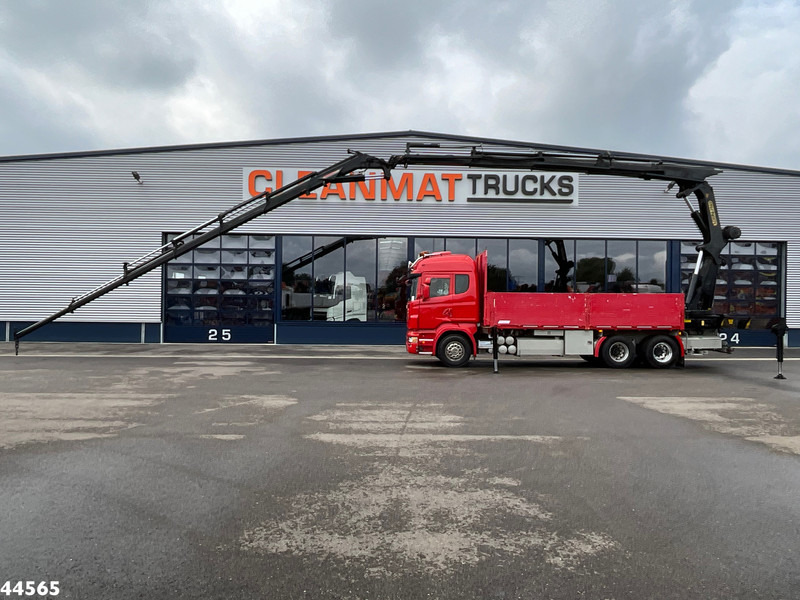 Scania R 620 V8 6x4 Palfinger 44 Tonmeter laadkraan + Fly-Jib - Camion grue: photos 1 Scania R 620 V8 6x4 Palfinger 44 Tonmeter laadkraan + Fly-Jib - Camion grue: photos 1