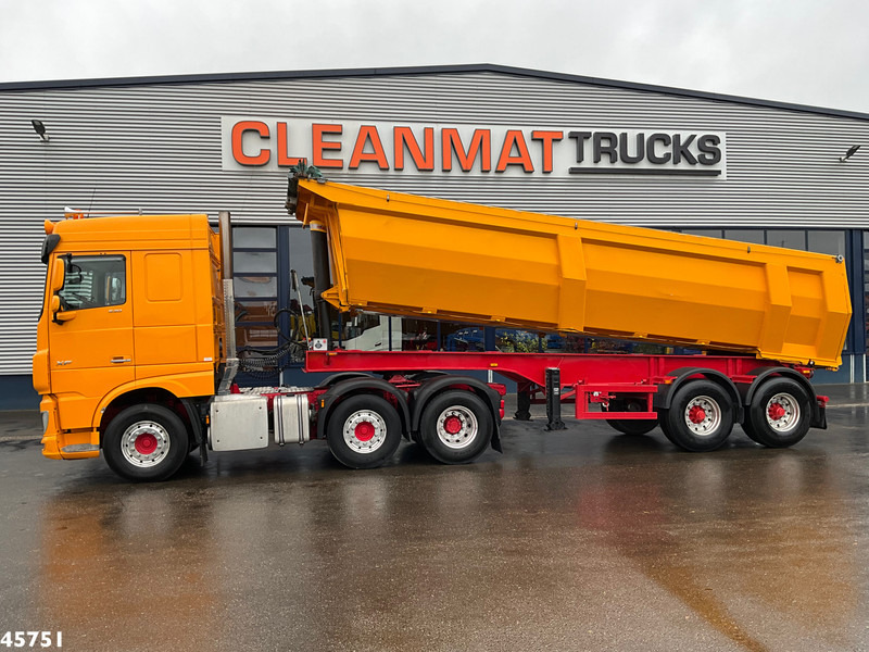 DAF FTG XF 530 6x2 Euro 6 ZF Intarder Kiphydrauliek + OVA 2-assige kipoplegger 32m³ - Tracteur routier: photos 1 DAF FTG XF 530 6x2 Euro 6 ZF Intarder Kiphydrauliek + OVA 2-assige kipoplegger 32m³ - Tracteur routier: photos 1