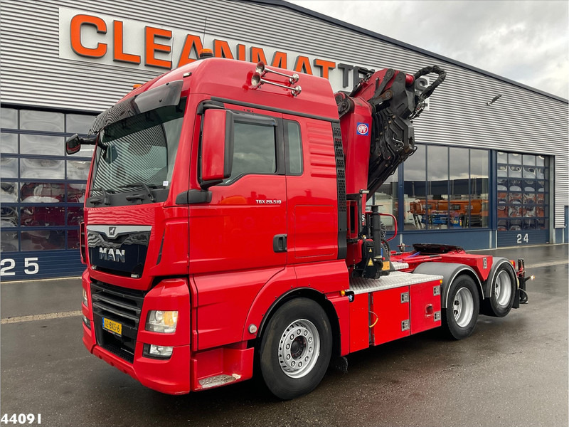 MAN TGX 28.510 HMF 50 Tonmeter laadkraan + Fly-Jib - Tracteur routier: photos 2 MAN TGX 28.510 HMF 50 Tonmeter laadkraan + Fly-Jib - Tracteur routier: photos 2