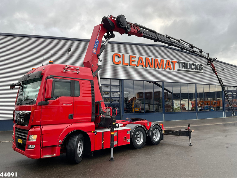 MAN TGX 28.510 HMF 50 Tonmeter laadkraan + Fly-Jib - Tracteur routier: photos 1 MAN TGX 28.510 HMF 50 Tonmeter laadkraan + Fly-Jib - Tracteur routier: photos 1