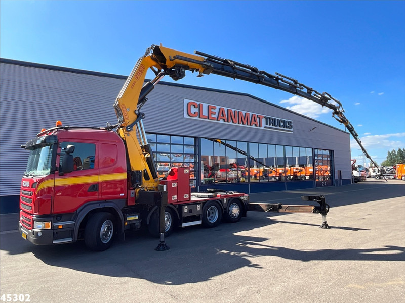 Scania G 480 8x2 Fassi 95 Tonmeter ladkraan + Fly-Jib - Tracteur routier: photos 1 Scania G 480 8x2 Fassi 95 Tonmeter ladkraan + Fly-Jib - Tracteur routier: photos 1