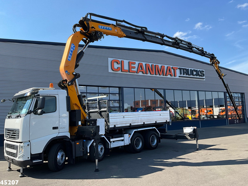 Volvo FH 500 8x4 Effer 65 Tonmeter laadkraan + Fly-Jib - Camion grue: photos 1 Volvo FH 500 8x4 Effer 65 Tonmeter laadkraan + Fly-Jib - Camion grue: photos 1