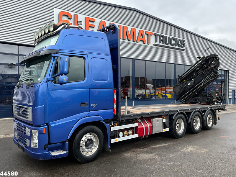 Volvo FH 520 8x4 Euro 5 Hiab 24 Tonmeter laadkraan + Fly-jib - Camion grue: photos 3 Volvo FH 520 8x4 Euro 5 Hiab 24 Tonmeter laadkraan + Fly-jib - Camion grue: photos 3