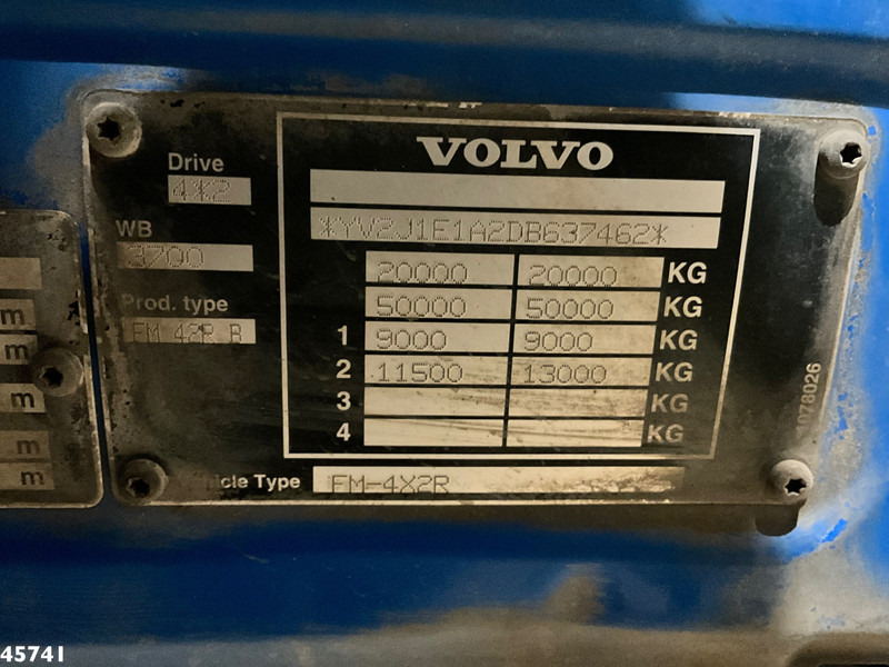 Camion multibenne Volvo FM 370 Hiab 14 Ton portaalarmsysteem: photos 17