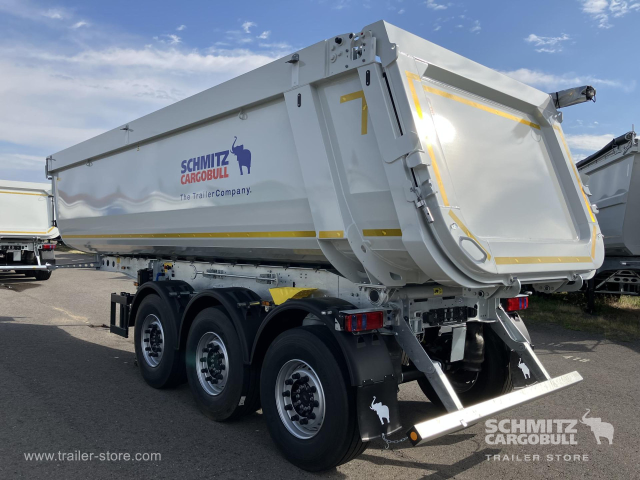 SCHMITZ Auflieger Kipper Stahlrundmulde 29m³ - Semi-remorque benne: photos 4 SCHMITZ Auflieger Kipper Stahlrundmulde 29m³ - Semi-remorque benne: photos 4