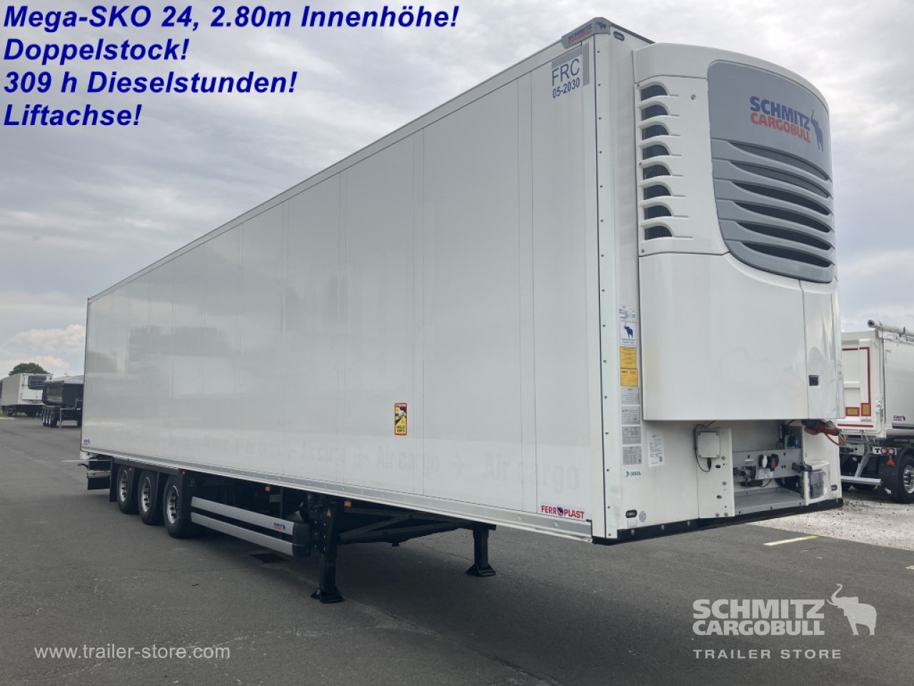 SCHMITZ Auflieger Tiefkühler Mega Double deck - Semi-remorque isothermique: photos 1 SCHMITZ Auflieger Tiefkühler Mega Double deck - Semi-remorque isothermique: photos 1