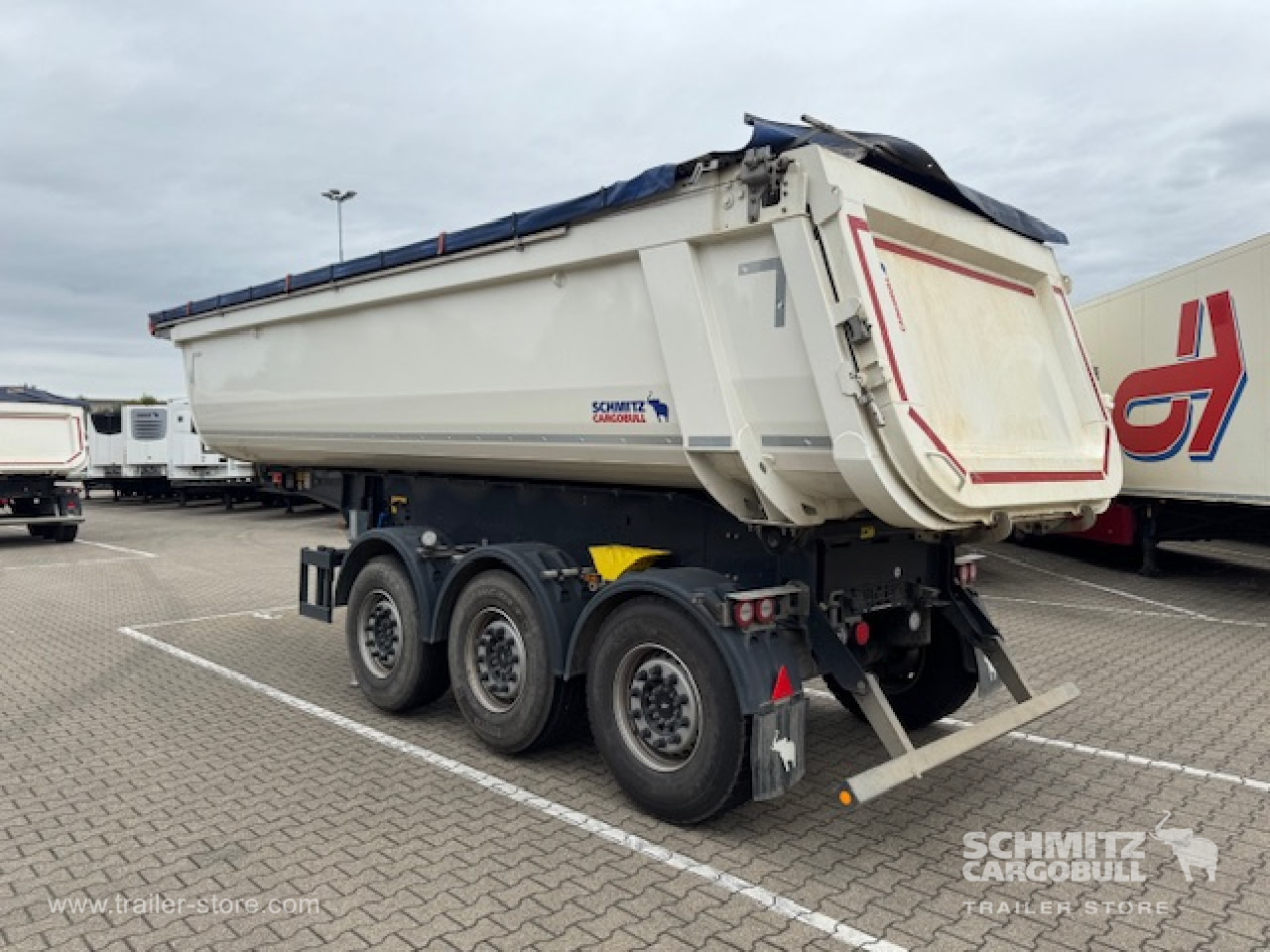 Semi-remorque benne SCHMITZ Oplegger Kipper Standard 25m³: photos 6