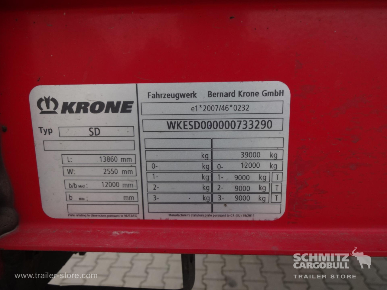 KRONE Curtainsider Mega - Semi-remorque rideaux coulissants: photos 2 KRONE Curtainsider Mega - Semi-remorque rideaux coulissants: photos 2