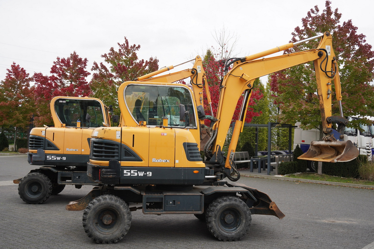 Hyundai Robex 55W-9 Wheeled Excavator 5.5t / 2pcs - Mini pelle: photos 4 Hyundai Robex 55W-9 Wheeled Excavator 5.5t / 2pcs - Mini pelle: photos 4