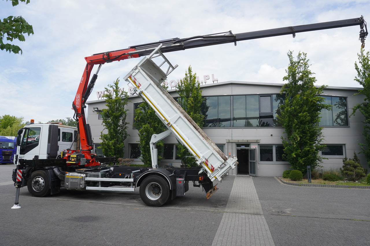 IVECO STRALIS 330 E6 / FASSI 195A 8.5 T / 3-side tipper - Camion benne, Camion grue: photos 4 IVECO STRALIS 330 E6 / FASSI 195A 8.5 T / 3-side tipper - Camion benne, Camion grue: photos 4