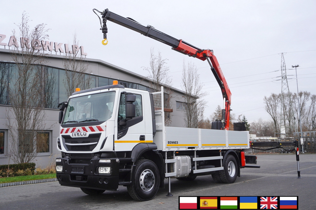 IVECO Stralis X-Way 310 4x2 E6 / Fassi F155 crane / 670 MTH / Remote control / Rotator / 130 tho. km - Camion plateau, Camion grue: photos 1 IVECO Stralis X-Way 310 4x2 E6 / Fassi F155 crane / 670 MTH / Remote control / Rotator / 130 tho. km - Camion plateau, Camion grue: photos 1